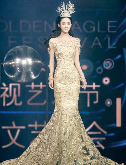 赵丽颖二度荣获金鹰视后荣誉，激动落泪见证星光之路的辛勤与荣耀