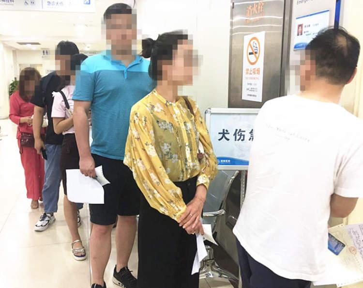 老人撞倒咬伤女子